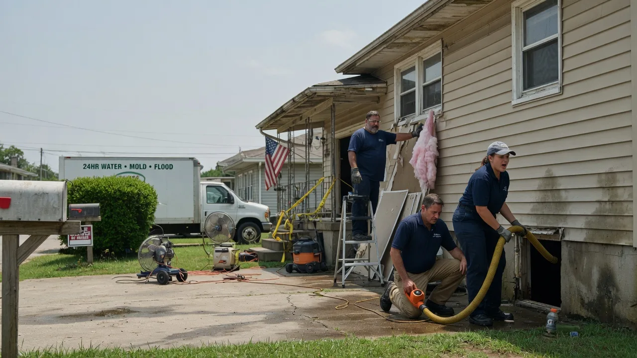 Water Damage Repair in Lost Springs, KS near me